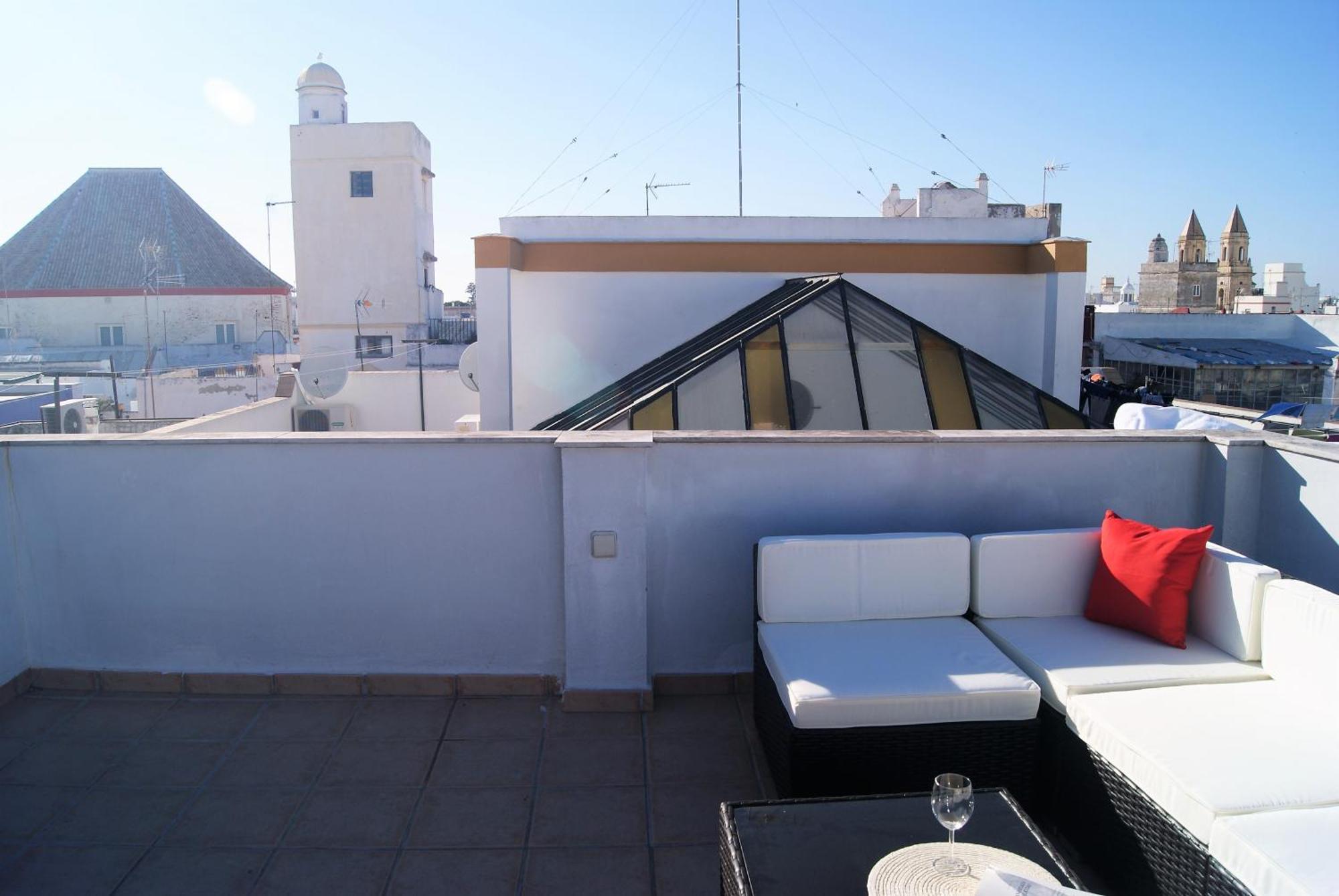 カディスCdz - Atico Tavira Two Private Terraces With Great Viewsアパートメント エクステリア 写真